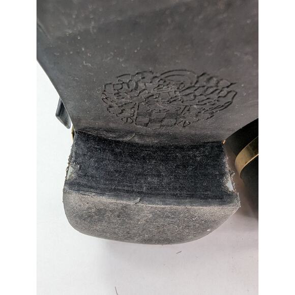 Vince Camuto Wethima Black Leather Strappy Metal Boot Size 6.5 251063 - Picture 11 of 12